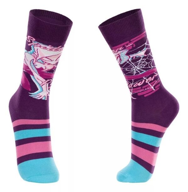 MEIA LUPO URBAN MARVEL - SPIDER GWEN 37-44 ROXO