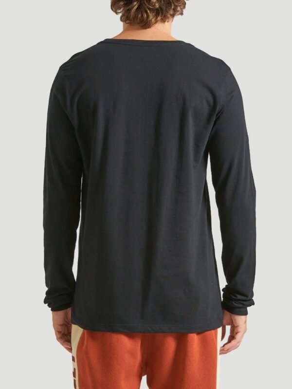 CAMISETA HURLEY MANGA LONGA  OEO SOLID PRETO - Imagem 2