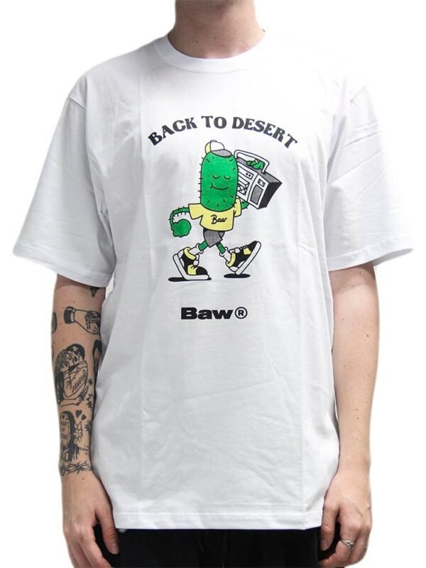 CAMISETA BAW REGULAR BACK TO DESERT - BRANCO