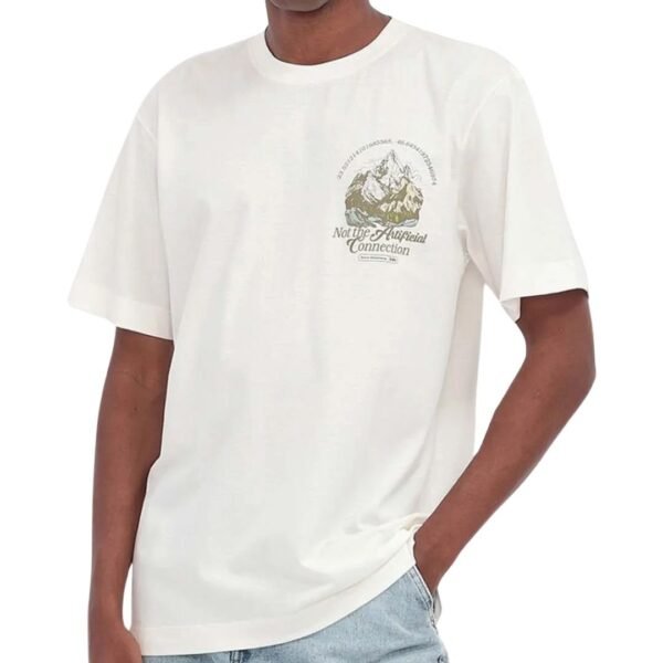 CAMISETA BAW REGULAR ARTIFICIAL - OFF WHITE