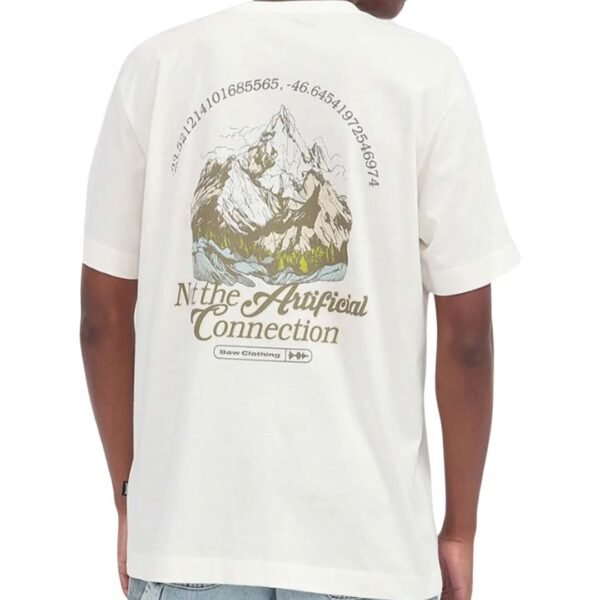CAMISETA BAW REGULAR ARTIFICIAL - OFF WHITE - Imagem 2