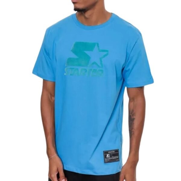 CAMISETA STARTER ESTAMPADA VELUDO - AZUL