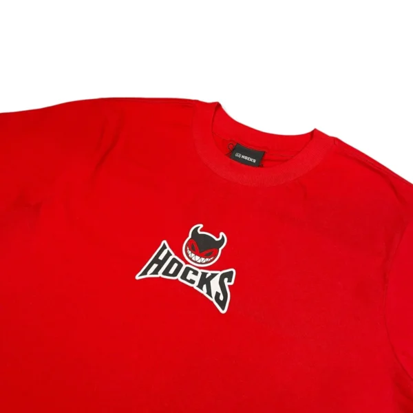 CAMISETA HOCKS DEVIL - VERMELHO CEREJA