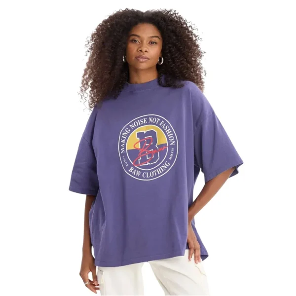 CAMISETA BAW NEW OVER STAMP - ROXO