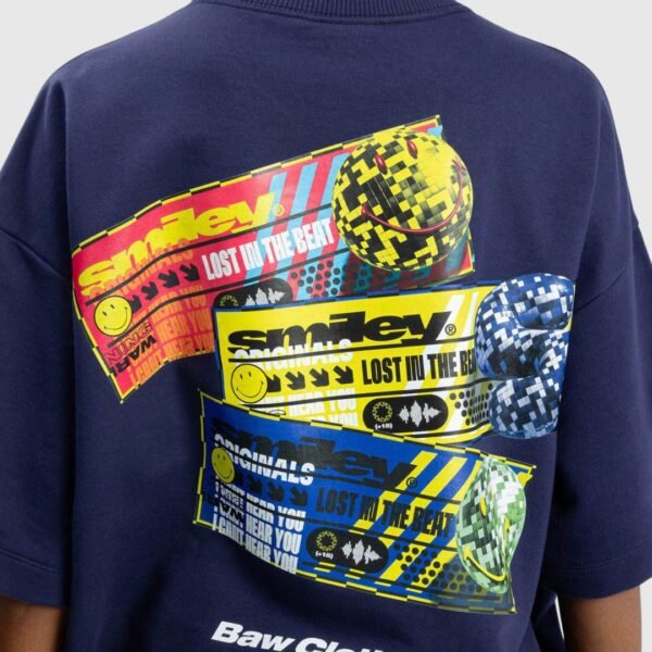 CAMISETA BAW NEW OVER X SMILEY TICKETS - Imagem 4