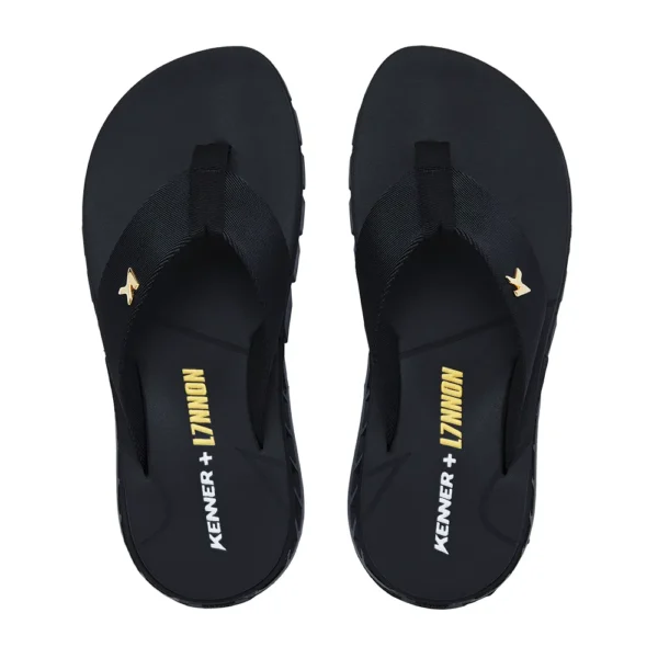 SANDÁLIA KENNER KIVAH NYLON - PRETO/PRETO - Imagem 3