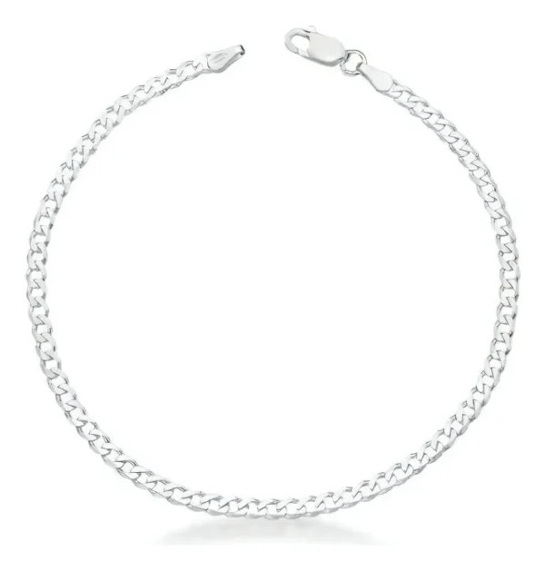 PULSEIRA GRUMET 3MM 21CM - PRATA 925 LEGÍTIMA - Imagem 3