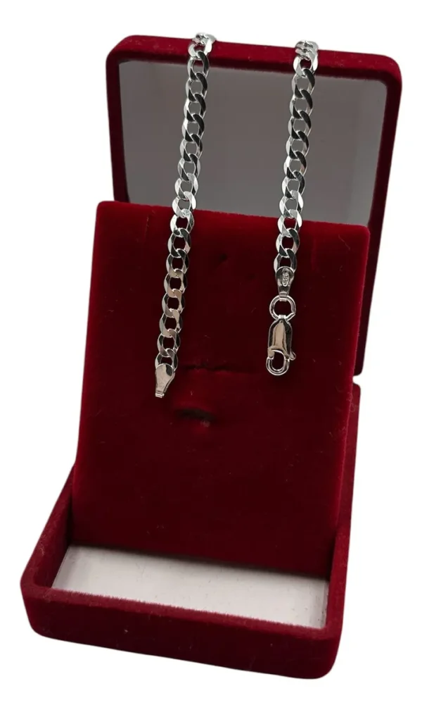PULSEIRA GRUMET 4,5MM 21CM - PRATA 925 LEGÍTIMA - Imagem 2