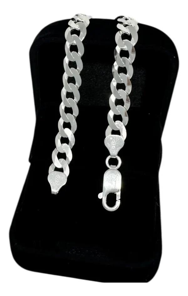 PULSEIRA GRUMET 8MM 21CM - PRATA 925 LEGÍTIMA